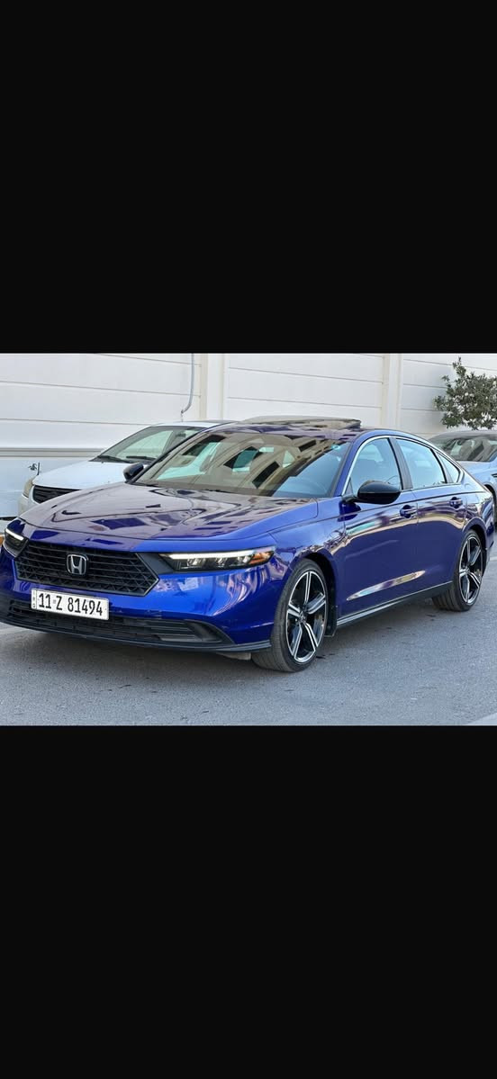 � للبيع —هوندا اكورد هايبرد
الموديل :2023.

سبورت فول مواصفات 

 الموقع: بغداد – حي الجامعة

الموديل: 2023

⏱️ المسافة المقطوعة: فقط 13,000ميل

⚙️ الفئة: Sport – فول مواصفات

 الحالة: ممتازة جدًا، استخدام خفيف ونظيف من الداخل والخارج

 المواصفات البارزة:
محرك قوي واقتصادي
tشاشة وسطية لمس حديثة
نظام تشغيل ذكي (زر تشغيل – بصمة)

كاميرات 360° وحساسات أمامية وخلفية
فتحة سقف – جناح خلفي رياضي

 السعر المطلوب: 177 بيها مجال بسيط\
 للتواصل:
***********او ***********
