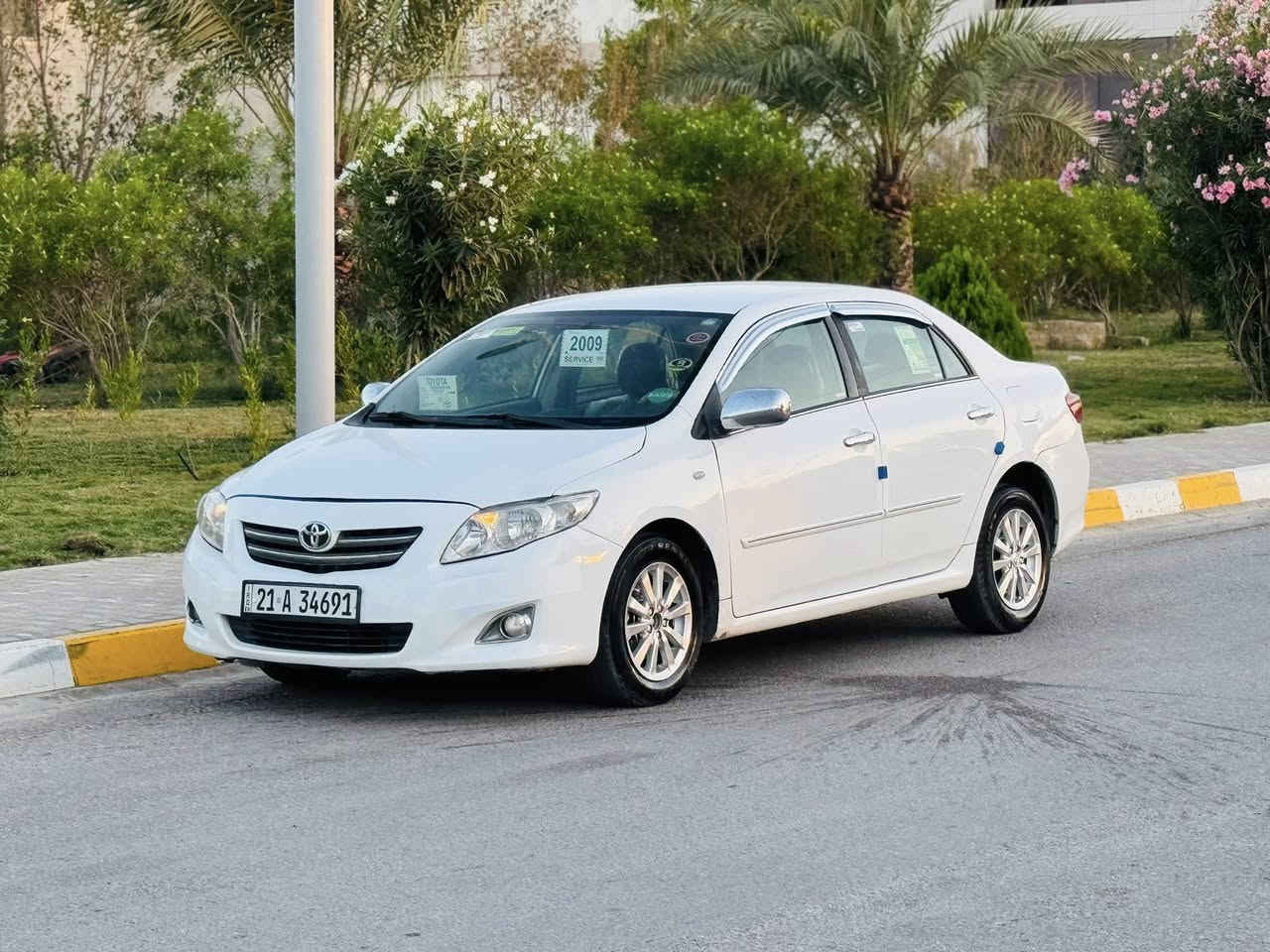 سلام عليكم …..للبيع اعتذر عن الأقساط والمده
كورلا 2009خليجي ابيض ثلجي 
السعر 92$مجال بسيط 
رقم سليمانيه دولي سنويه وهزه جديده 
شرط الغرامات والتحويل 

⛓️‍💥محرك 1800VVTشرط لاتبخير ولاتنقيص 
⛓️‍💥كير اتوماتيك بدون اي عيب مال بيت"

تدفئة /تبريد/كهربائيات/صدر/تايرات/كلها مكفوله 

⚒️سياره جاهزه  جديده برغي ما ناقصها Ⓜ️

⚒️سياره بيها بوب ثنين وجاملغ امامي ويم قبق البانزين شويه Ⓜ️

السعر 92$💸

تايرات 4️⃣ جديدة 🆕 
صدر امامي خلفي كلا جديد 🆕 
مكان السيارة صلاح الدين تكريت الديوم
رجاءً ما أقفل سعر بالتلفون تعال وتدلل 
***********
