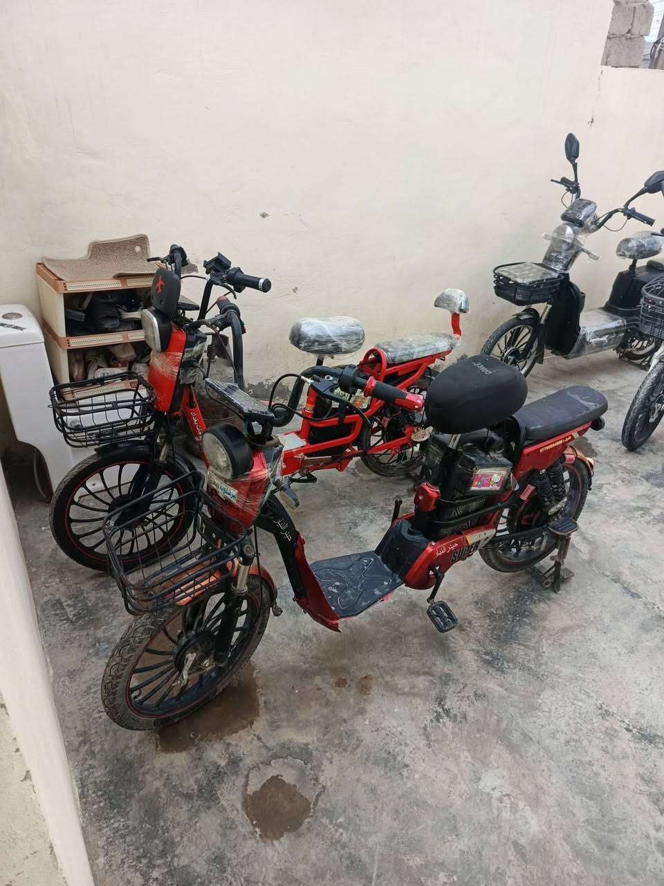 سلام عليكم دراجات شحن انضاف خير من الله  جميع الموديلات  او كلمن او سعره  الستفسار اتصال علا رقم ابيك خير او تدلل *********** بي واتساب

