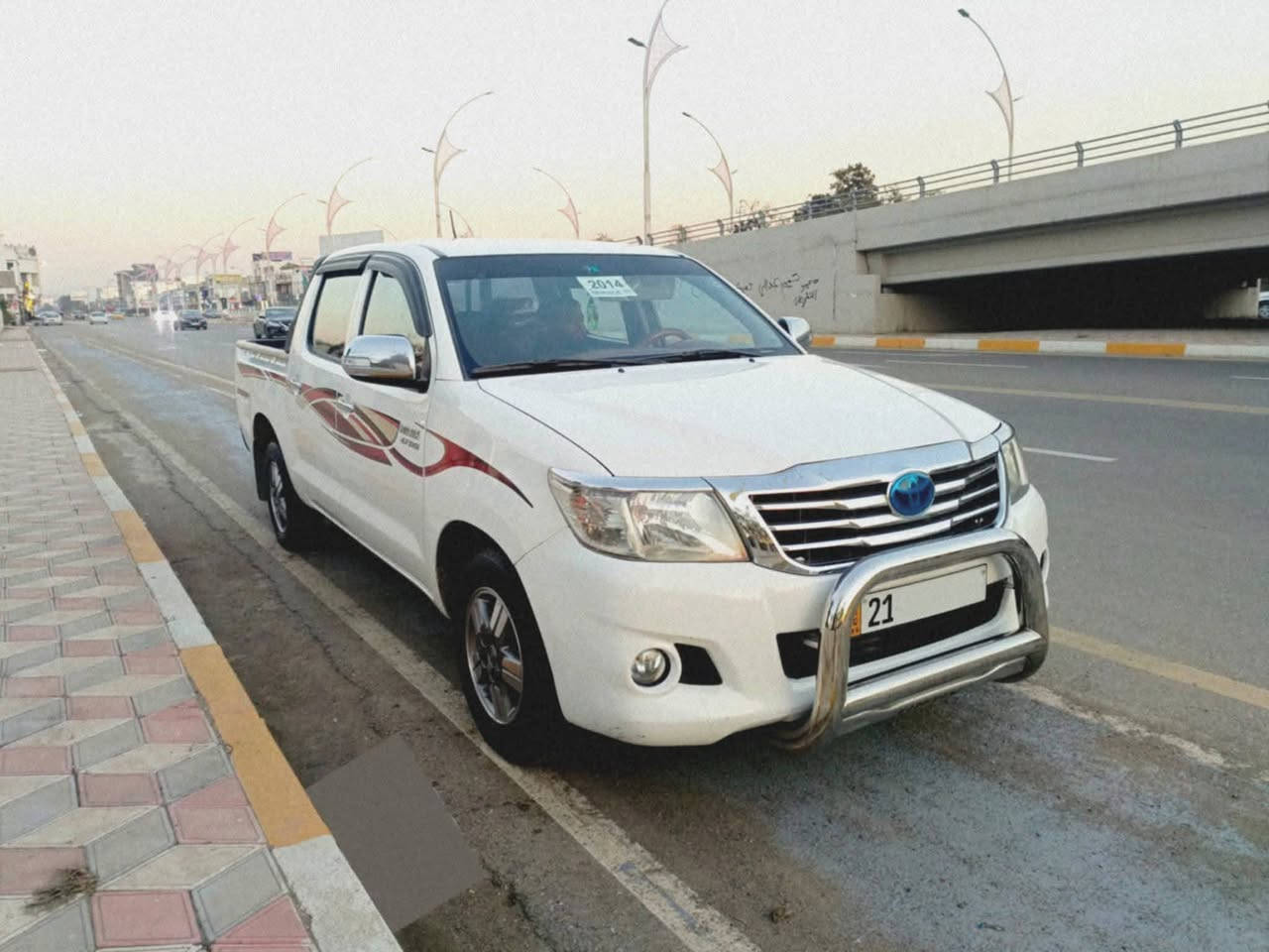 للبيع او مراوس بــ(هايلوكس اوتوماتيك) شمالي
🔸تويوتا هايلوكس 2014
🔸كير عادي شركة جيهان شاصي 12
🔸مكفولة بدون صبغ 
🔸مكينه 2700 مامفتوح بدون صرف ولا بخار
🔸ويل كروم داخل احمر جام سلايت
🔸تبريد تدفئة كهربائيات كله شغال
🔸باتري جديد_ادامة_سيارة كاملة بدون نقص
🔸كوبون بنزين موجود_سنوية 2029
🔸رقم سليمانية جديد بسمي تحويل مباشر
🔸مكاني كركوك ‏‪***********
