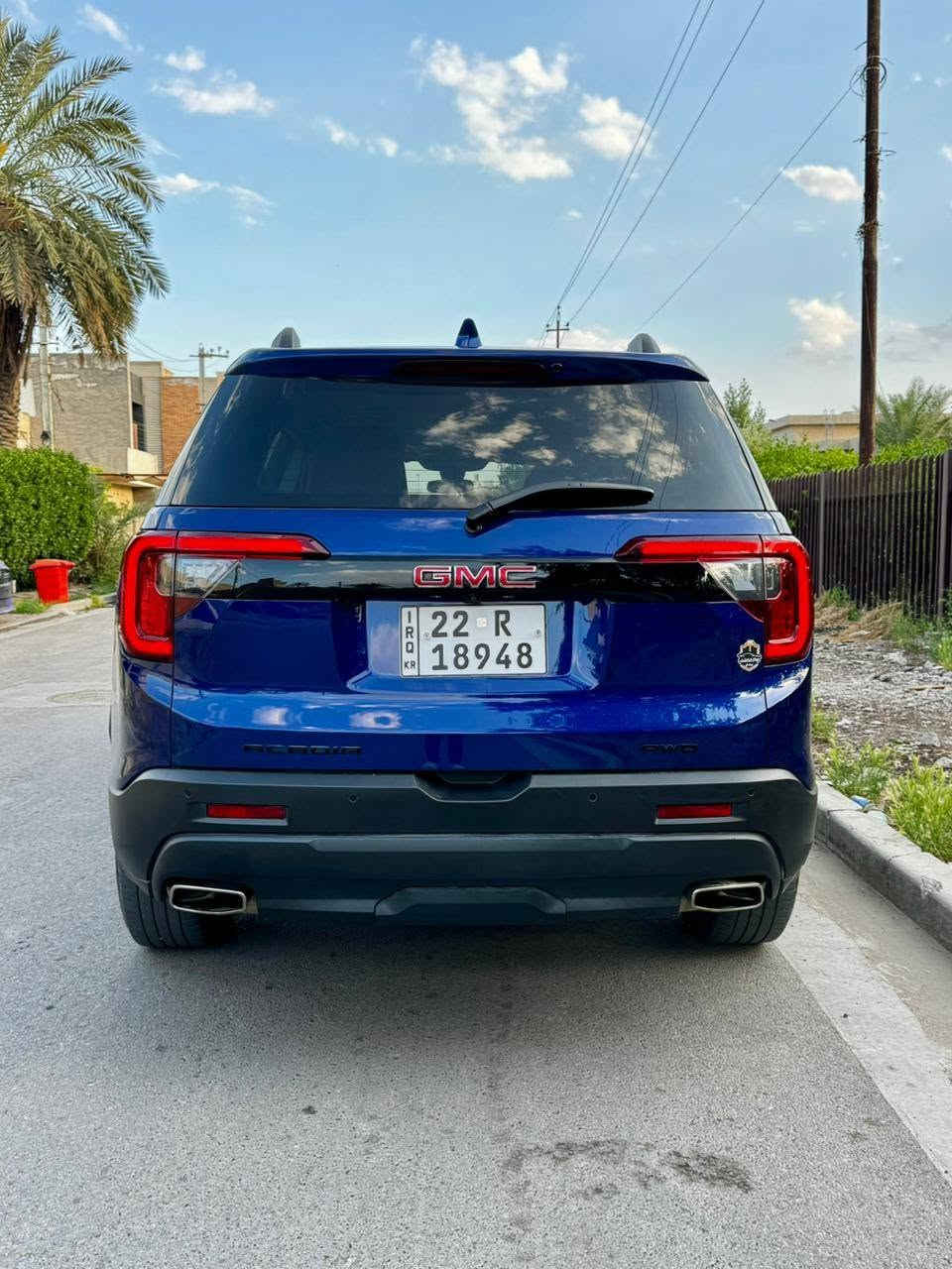 سلام عليكم
اكاديا 2023 وارد امريكي 
#اليدور_حادث_خفيف_زسعر_مناسب_ليعبر_المشور

رقم اربيل 

ضرر السياره بارد بلبنيد بسيط ومن امريكا طلع بيه صبغ جاملغ وباب بدون معجون ولدون فتح فقط رش وموضح الكلام بفديو بلمنشور 
شواصي لغود مكفولات كير ومكينه مكفولات وسونار بيه سياره 
مواصفات سياره 

حساس امامي خلفي 
رادارات اماميه وخلفيه وجانبيه
كشنات تدفئه 
سترين تدفئه
كراسي منفصله VIP
3 قطع تبريد
وبعد بيه مواصفات

للاستفسار اكثر 
***********
مكان سياره بغداد /شارع فلسطين
