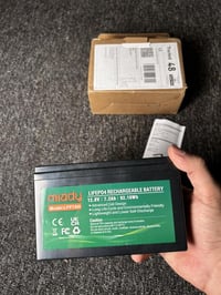 ميادي • 12.8V/7.2Ah • دراجات/ألواح شمسية