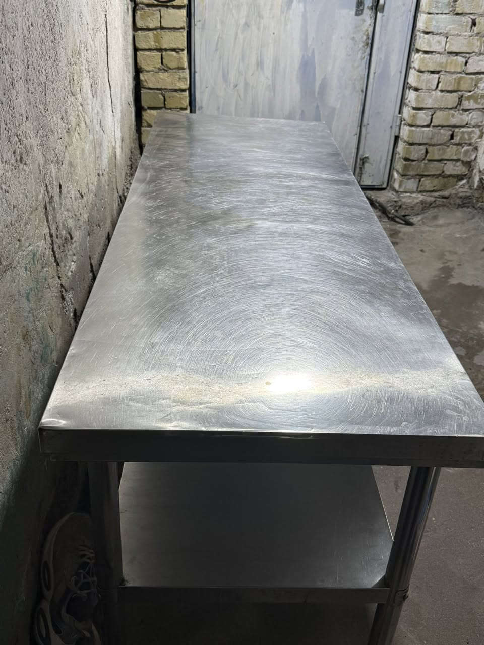 سلام عليكم ميز سل ستيل غذائي مقاوم للصداء والبكتيريا نضيف كلش شغل درجه اوله تفصال سعر 170 قفل مكاني بغداد شعب ***********
