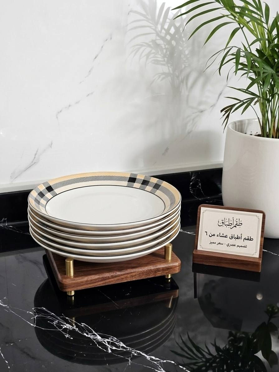 👑 تميزي بتقديمج واجعل سفرتچ لوحة فنية.
🛍️ للطلب والاستفسار، راسلينا مباشرة على الخاص.
🚚 التوصيل متوفر داخل كركوك.
قطع اخيره تخفيضات


**إذا كنت صاحب هذا الإعلان وتريد حذفه لأي سبب، رجاءا أرسل رسالة إلى الدعم الفني**