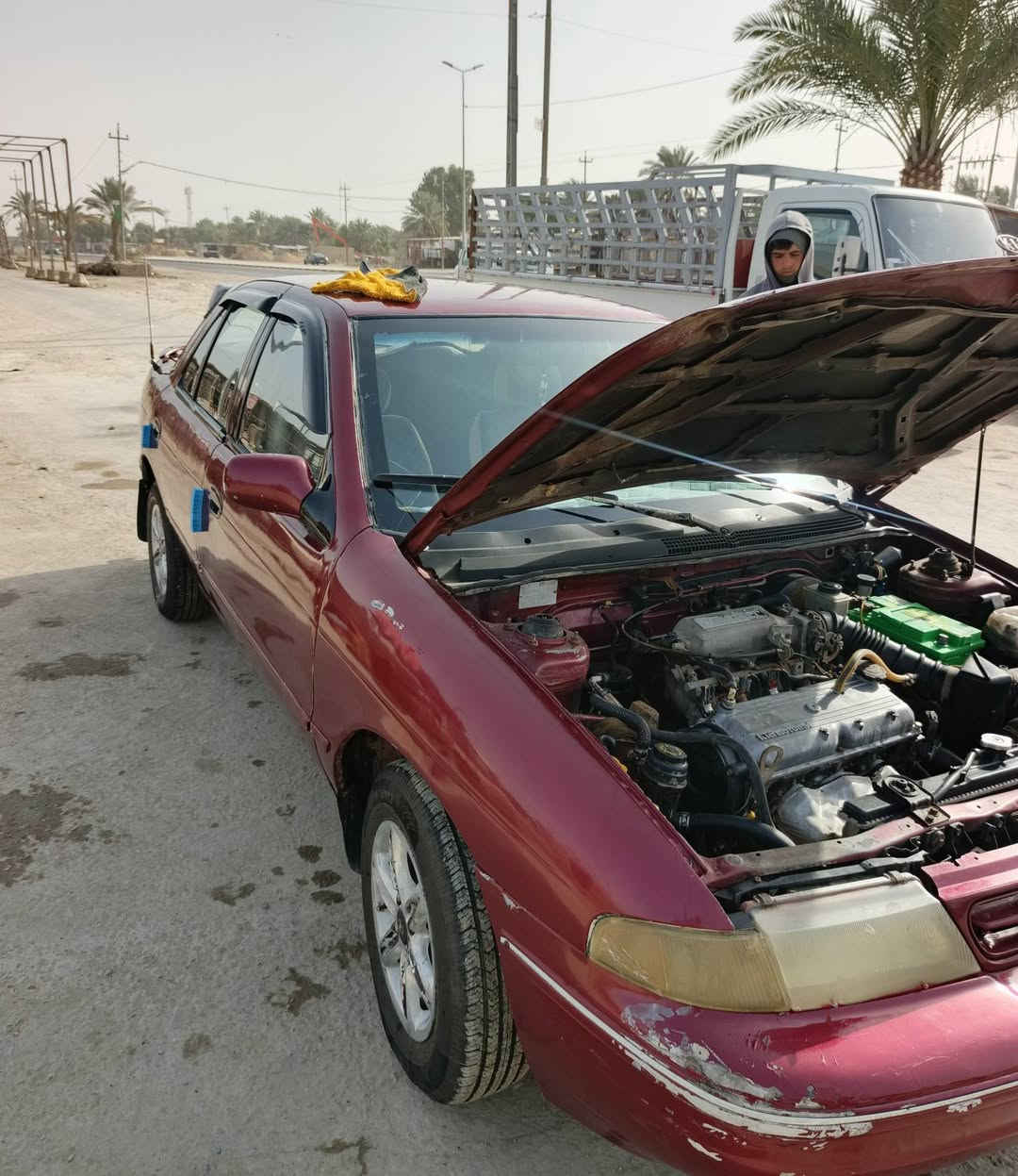 كيا سيفيا ماروني 
موديل ٩٢
 رقم بغداد

مكينه كير خير من الله 
دوشمه جديده 
تخم تاير جديد 
باتري جديد 
كهربائيات شغاله كامله
سبير جديد
ماطور ماسحات جديد
السياره احلى من الصوره

للاستفسار ***********
