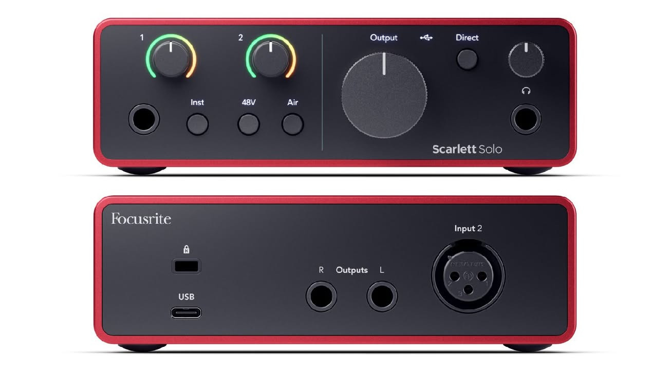 Focusrite Solo 4th Gen / فوكس رايت جيل رابع سولو
التواصل بالخاص يجيك مع جميع ملحقات


**إذا كنت صاحب هذا الإعلان وتريد حذفه لأي سبب، رجاءا أرسل رسالة إلى الدعم الفني**