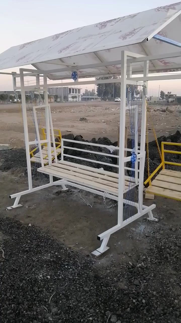 السلام عليكم مرجوحه جديد غير مستعمل شغل درجة أولى حديد ٢ ملم طول 3متر سعر 350 مكان بابل المحاويل للإستفسار ***********
