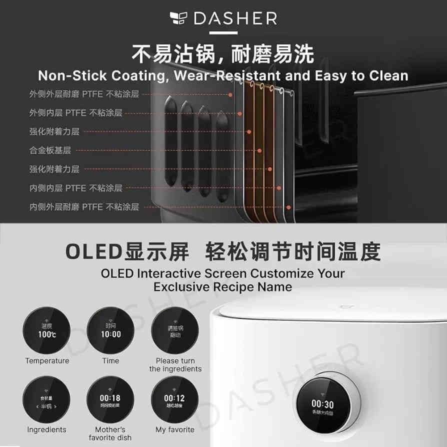 زبائن ومحبين امزون الاصدقاء الاعزاء 💐💐

قلاية هوائية ذكية بشاشة OLED من شاومي مي bhr4857hk، 3.5 لتر - لون أبيض - جهد إمداد 220 فولت و50 هرتز، 1500.0 واط
طهي صحي بزيت أقل ودهون منخفضة
أكثر من 100 وصفة سهلة الطهي على تطبيق مي هوم، المزيد من الوصفات المتاحة من او تي ايه
شاشة OLED لسهولة المراقبة وعرض التوقيت والتحكم في درجة الحرارة
تعمل بشكل مثالي

لمعرفة الاسعار يرجى مراسلة الصفحة او الاتصال على الرقم ***********
