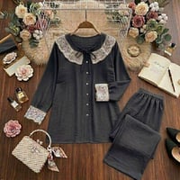 طقم نسائي • مقاسات ٤٨-٥٦ • قماش ناعم