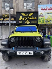 بسبب الوعود الكاذبه جيب رانكلر 4Xe 2023 لون مميز اصفر متغير حادث بسيط ...