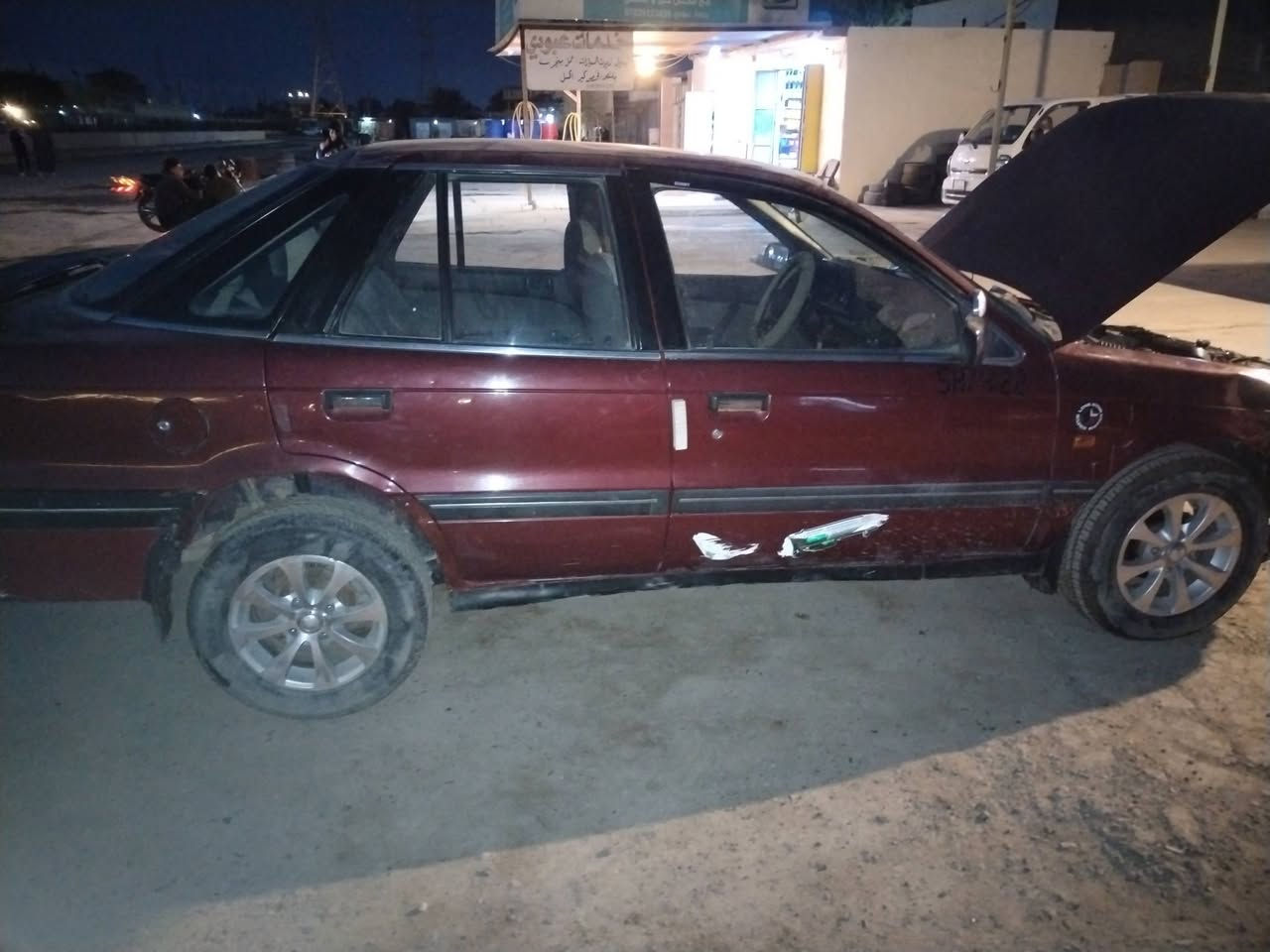 سلام عليكم ميسبوشي لنسر موديل  1991 السيارة كاملة صبغ مابيها خياس ماكو كهربائيات شغالة سنوية لشهر التاسع بعد موصاقطة تايرات جدد باتري جديد السيارة نفضتها  على ايدي ومن الدوام للبيت
سعر $30 بيها مجال للشراي
المكان سامراء صلاح الدين
***********
