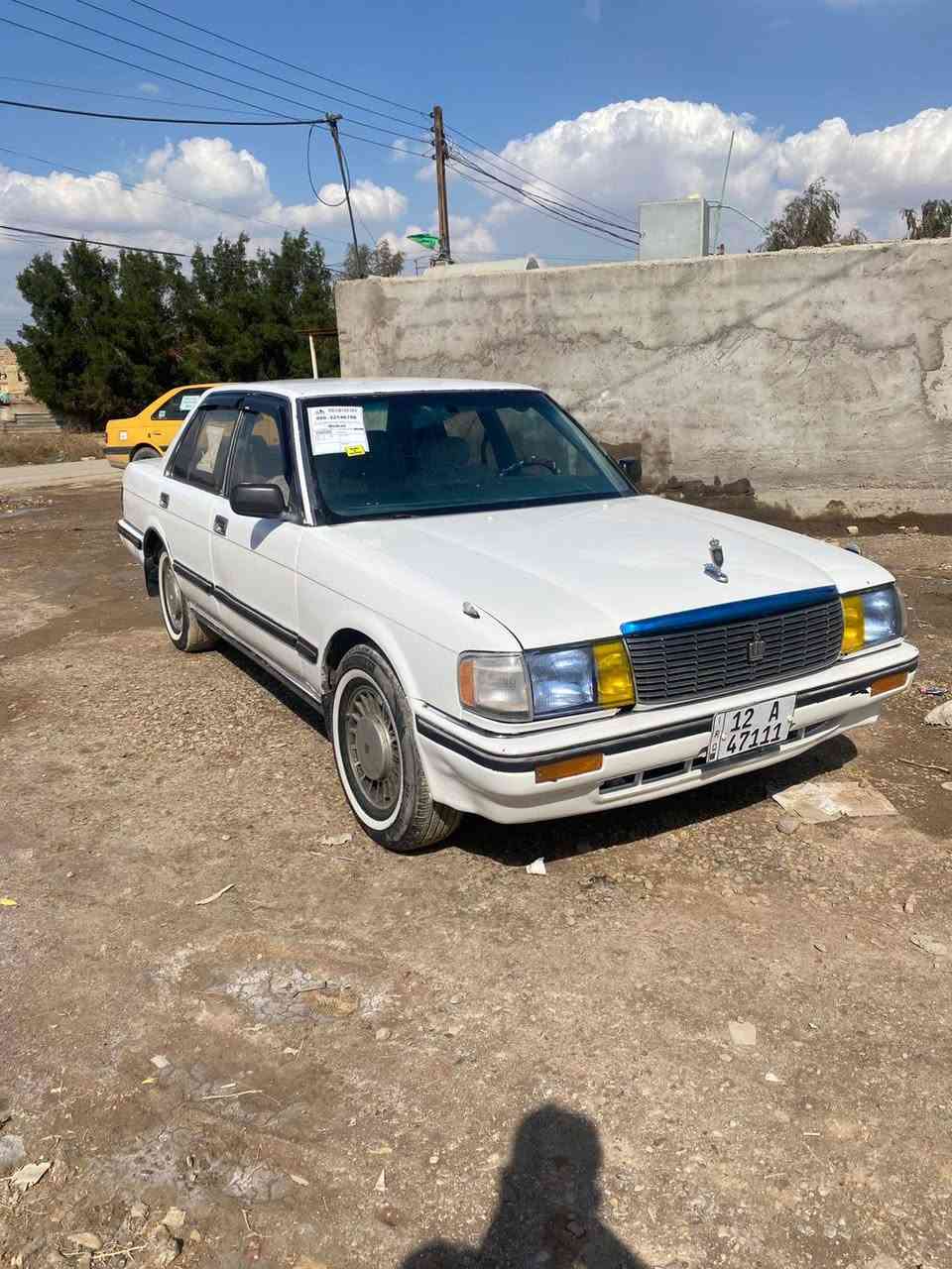 السلام عليكم ورحمه الله وبركاته...

سيارة سيدان موديل 90(للبيع) او (المراوس)
يسرة ابلاد مكفولة من الضربة والكص والعيب الشرعي السيارة مصبوغة احزام للجمالية 

مكينة كير و اكسل مكفولات شرط الشغل 

السيارة تبريد ثلج🥶

شاشة اوكامرة 

كهربائيات بحالة جيدة 

غرفة دواخل ابطاين ابحالة جيدة نضيفات 
 
تخم تاير خط ابيض نص عمر 

للأستفسار اتصال ***********📞

واتساب فقط ***********
السعر 60 اوبيهة مجال مكاني بغداد المعامل
