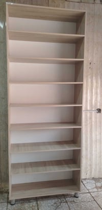 رف عرض متر ارتفاع مترين ونص عمق 30 سم السعر 75 الف جديد غير مستخدم الع...