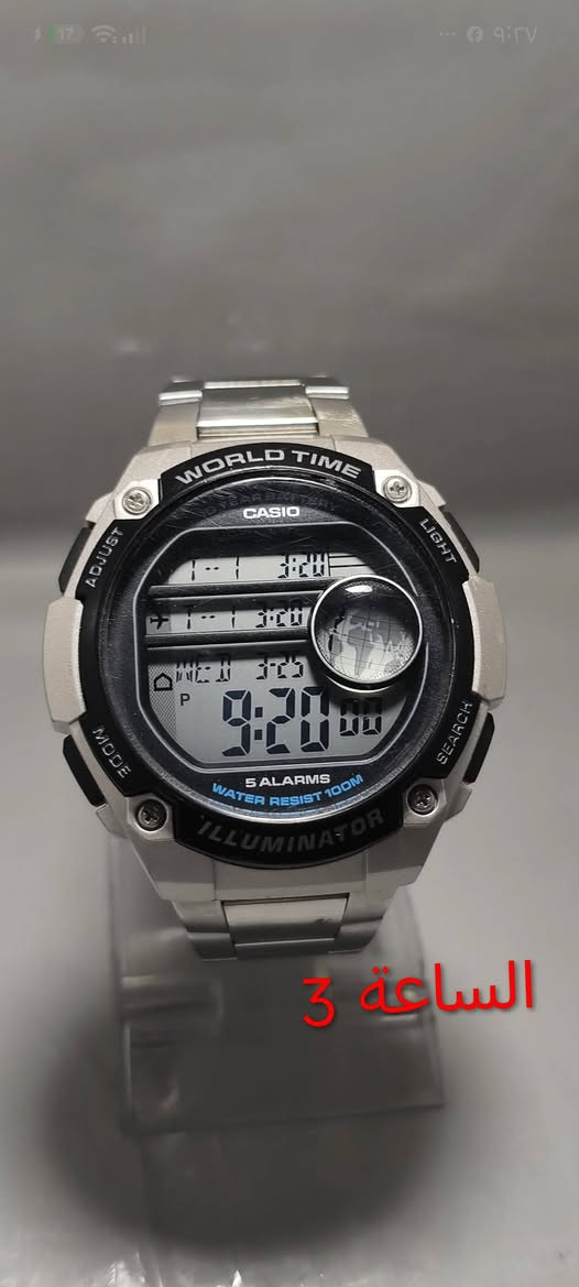 ⌚ سلسلة ساعات كاسيو تبدأ من 60 ألف وتنتهي بـ 230 ألف 🔥
🔹 الساعة الأولى – Casio Pathfinder Titanium
ساعة احترافية خفيفة من التيتانيوم، مزودة ببوصلة ومقياس ارتفاع وضغط، مناسبة للرحلات والاستخدام القاسي
💰 السعر: 200 ألف
🔹 الساعة الثانية – Casio AE-2000W (2199)
ساعة عملية ببطارية طويلة، توقيت عالمي، مقاومة ماء قوية وتصميم رياضي مناسب للاستخدام اليومي
💰 السعر: 60 ألف
🔹 الساعة الثالثة – Casio AE-3000W (3447)
توقيت عالمي مع شاشة كبيرة وقطر عملاق 50 ملم، مثالية للي يحبون الساعات الواضحة والضخمة
💰 السعر: 90 ألف
🔹 الساعة الرابعة – Casio ProTrek PRG-510
ساعة سولار احترافية بثلاث مستشعرات (بوصلة + ارتفاع + ضغط)، مناسبة للبر والمغامرات 
💰 السعر: 160 ألف
🔹 الساعة الخامسة – Casio G-Shock GG-1000
موديل Mudmaster مقاوم للوحل والصدمات، قوي جدًا للاستخدام الشاق ويحتوي على بوصلة وحرارة
💰 السعر: 230 ألف
📩 للاستفسار عن الساعات خاص


**إذا كنت صاحب هذا الإعلان وتريد حذفه لأي سبب، رجاءا أرسل رسالة إلى الدعم الفني**