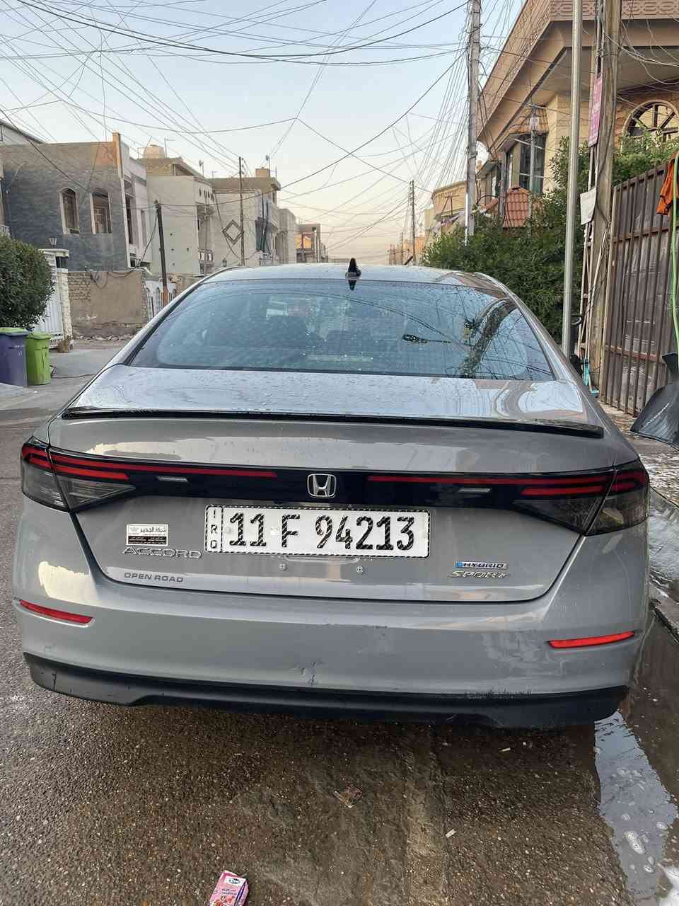 السلام عليكم Honda accord hybrid sport 2024
حجم المحرك : 2000 sport هايبرد

ضرر السياره : موضح بالصور ومصلح درجة اولى  

حالة الايرباك : تكمة ودشبول ودركة
المسافه المقطوعه : 15ml

#مواصفات
• مكينه 2000
• شاشة كبيرة كار بلي
• بصمة تشغيل وابواب
•فتحه
• كاميرا خلفية 3 انظمة
• كرسي كهرباء  
• مري هيتر ونقطة عمياء
• مانع تصادم
• محدد مسار 
• تصحيح مسار
• شفتات بالستيرن
• مثبت سرعة
• مانع انزلاق
• دخول ذكي 
• إنارة ترحيبية
• هاندبريك كهرباء
•لايت عدسات زينون
• نظام اوتو لايت Auto
• لايت العالي زنون
• حساسات مطر 
• حساسات دخول الإنفاق
• حساسات ضغط هواء الإطارات
• أوامر صوتية
• 3 أنظمة قيادة (eco, ev, sport)
• بلوتوث
• مدخل USB + AUX 

#السعر : 190$ وبيه مجال نقصها رادار امامي 

#تفاصيل اكثر هذا رقمي ☎️ [***********] تحياتي 
مكاني بغداد حي الحسين بيه وات ساب
