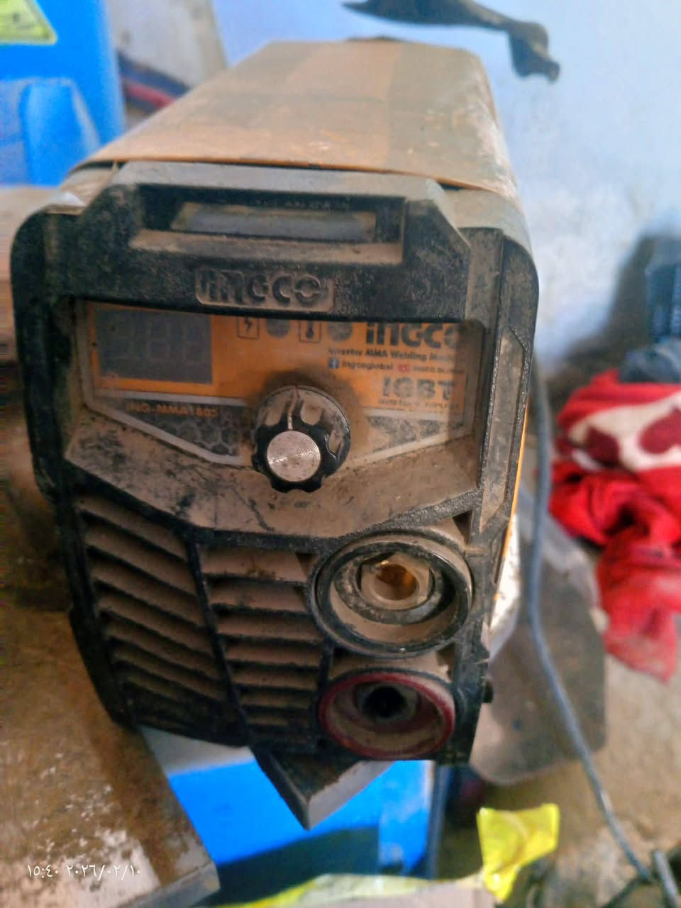 مكينه لحيم انجيكوا باب اول نظيفه السعر 35 القاسم *********** بدون يدة
