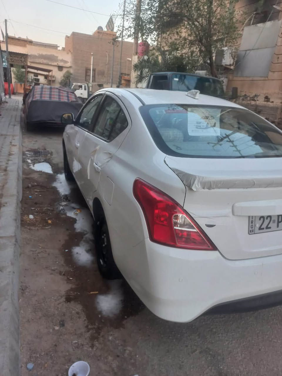 السلام عليكم نيسان سني موديل 25هندي كفاله عامه سياره ماشيه ٢الف  مكاني بصره الحيانيه***********
