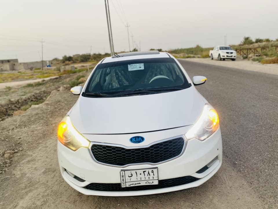 كيا سيراتو خليجي 
-مديل 2014
-فول مواصفات 
بصمه تشغيل
بصمه ابواب 
-تحكم  سترين جهتين
-مري شفط
-تبريد قطعتين
-لدات امامي خلفي 
تبريد خلفي-
-حساست امام خلفي
-ويل كروم 

-مكينه 1600 دووش 

-تبريد شغال
وبعد موصفات
السعر 120
المكان سماوه
***********

