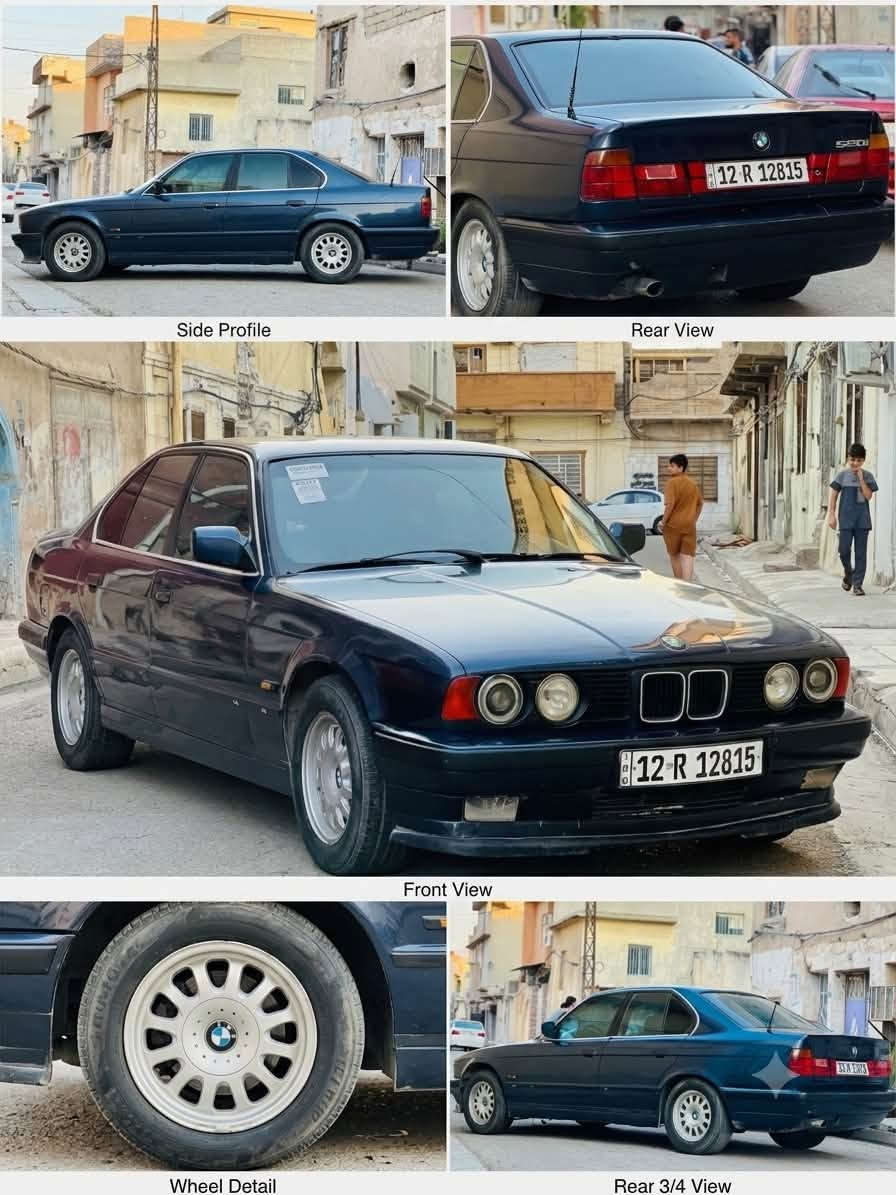 ‏BMW 520  كير عادي 
1992 اصل وفصل
تبريد ثلج
كابون  بانزين 
كبس 
كشنات جلد
سنويه جديده 
كير عادي 
جوم كهرب
تدفئه شغاله
تايرات جدد 4 
طخم + دسكات جدد
كير شرط 
محرك شرط 
كهربائيات كله شرط شغال 
زنون عالي يسوي ليل نهار 
غرفه جلد  
شرط وكاله وتحويل 
السعر 48 ورقه وبيها مجال 
موصل حي الوحده
***********

