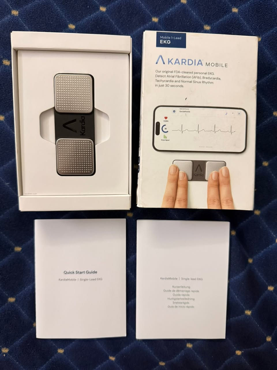 السلام عليكم
جهاز تخطيط القلب EKG من شركة KARDIA المعروفة جديد غير مستخدم يشتغل عن طريق تطبيق عالموبايل متوافق مع ابل واندرويد.
السعر 30 الف.


**إذا كنت صاحب هذا الإعلان وتريد حذفه لأي سبب، رجاءا أرسل رسالة إلى الدعم الفني**