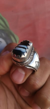 جزع حبشي • صياغة ثقيلة • للبيع