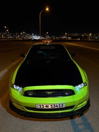 للبيع موستنك 2013 ضربته من امريكا جاملغين ودعاميه كبس سياره لون اسود م...