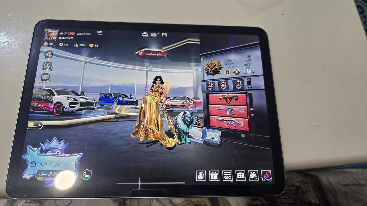 ايباد 11 للبيع  معالج M2 بطاريه 89 السعر ٥٠٠ قفل
