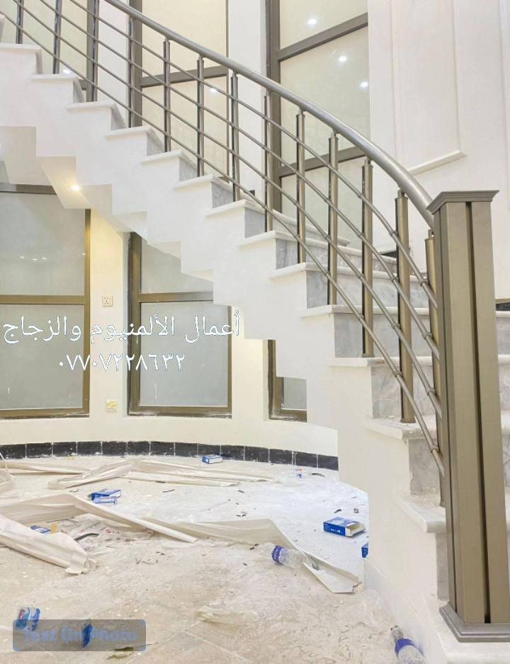 نعمل على انظمه  حديثه للالمنيوم والزجاج نعمل ..أبواب.. شبابيك .محجرات درج للاتصال *********** بااداره ابو اوس
