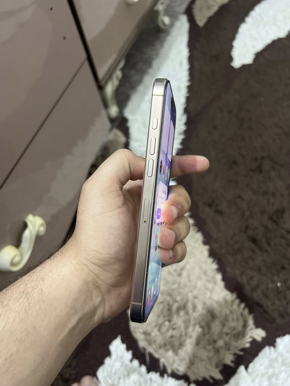 سلام عليكم
16 pro max
السعر : 1125 بي مجال بسيط
مليون وميه وخمسه وعشرين الف
ذاكره : تيرا
1TB
ركز تيرا ذاكره
1024
ديزيرت 
100 🔋 cycle 170
مبدل شاشه  نوعيه كلش حلوه
حواف ناعمه
غير شاشه مكفول من كلشي
السعر :  مليون وميه وخمسه وعشرين
1125 بي مجال بسيط
ركز التلفون تيرا
مكاني ديوانيه
توصيل بغداد للعلاوي بس
***********
واتساب واتصال
