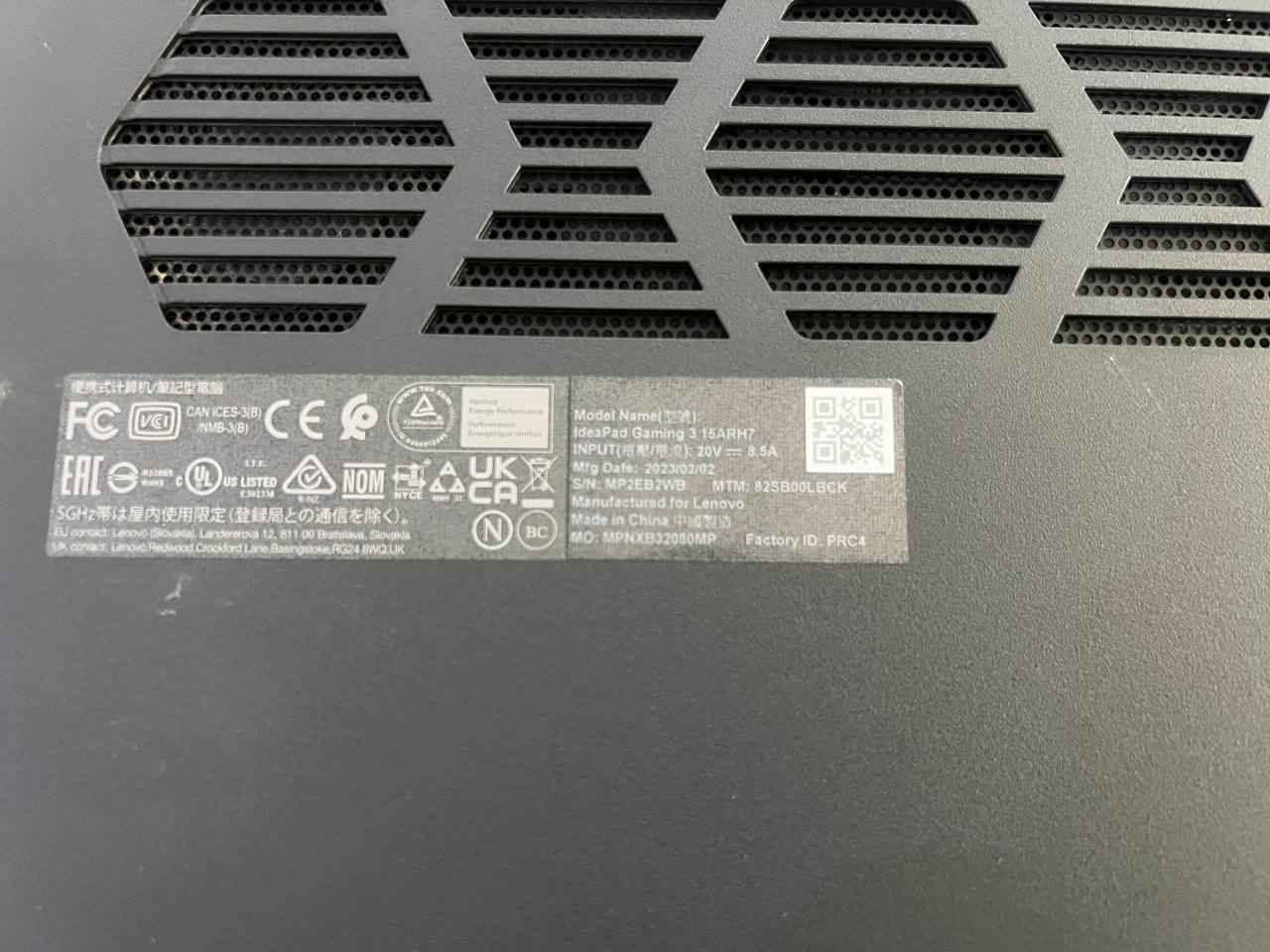 LENOVO IDEAPAD GAMING 3
GPU: Rtx 4050 (85w)
AMD Ryzen 5 7535HS with AMD Radeon graphics.
Ram: 16gb DDR5 4800MT/s
Hard: 512GB Ssd Nvme
Screen: 15.6  2k 165Hz
Keyboard : Blue Backlit
Original charger 170Watt included
بەگشتی لاپتۆپێکی باشە و بێکێشەیە
تکایە سەیری تەواوی وێنەکان بکە ئەگەر بەدڵتە و بەکەڵکی بەڕێزتان دێت نامە بنێرن. لەگەڵ ڕێزم
نرخی ئەم بەرهەمە ١,١٠٠,٠٠٠ دینار
گەیاندن بەردەستە
-------------
لابتوب نضيف جداً و ما بها اي مشاكل
مع شاحنة اصلي
سعر
١،١٠٠،٠٠٠ دينار
توصيل موجود أربيل, العراق


**إذا كنت صاحب هذا الإعلان وتريد حذفه لأي سبب، رجاءا أرسل رسالة إلى الدعم الفني**