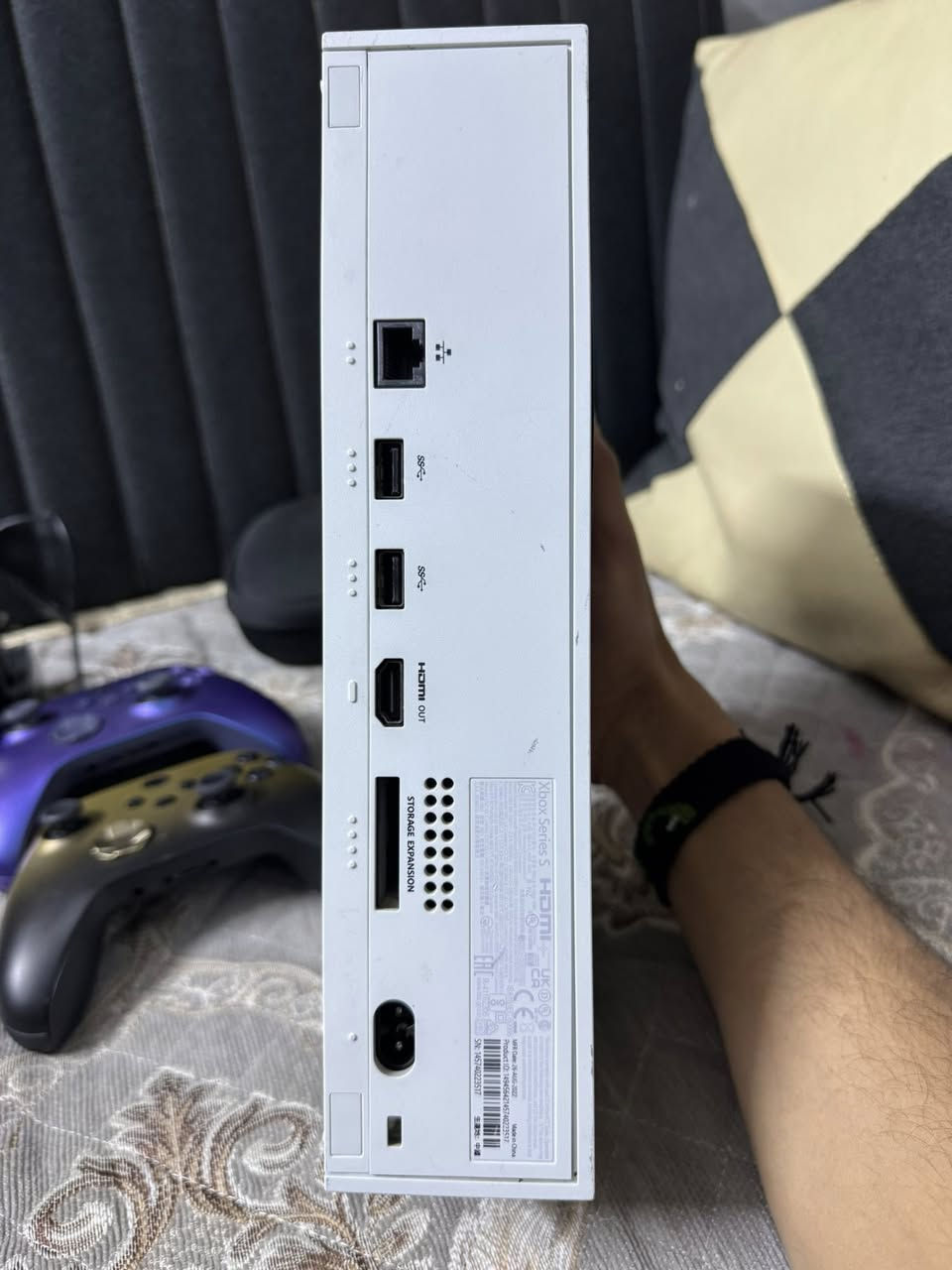 سلام عليكم
اكس بوكس سيريس اس للبيع ذاكره ٥١٢جهاز نضيف لا داخل صيانه ولا مفتوح جهاز ويا هارد 1تيرا اصلي ويا جوستك خمس جوستكاك كلهم أصليات واحد أليت احترافي او كيم سير سفن برو او حوستكه الاصليه او ذولي الكدامكم كلهم أصليات او اي عطل ما بيهم ويا ستاند بعد او ويا بطاريات ثنين اصليه او قاعده شحن جهاز نضيف وكآمل  ويا حساب بي فيفه ٢٦او فيفه ٢٥او كولفد يوتي مشتريهم الجهاز كامل هوه او ملحقاته ٥٧٥او إذا تحسبهم من جانبك بس الجوستكات ذاك السعر والله 
***********
