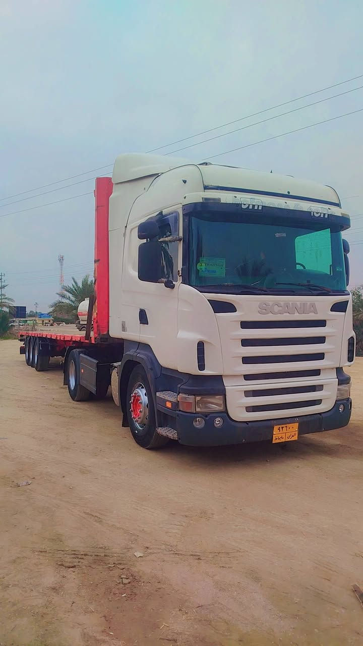 السلام عليكم للبيع سكانيا  2005 راس وعربانه رقم سليمانيه مصفره ضريبة وغرامه مربوطه فلات مكينه 420 لا بخار ولا تنقيص كير كوبره تخم تاير كفالة عامه للاستفسار ***********
