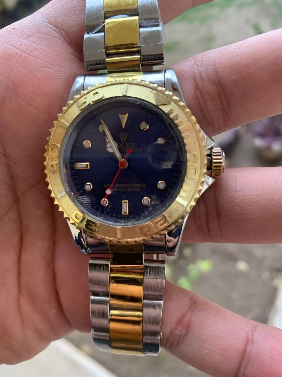 اخوان رولكس اتوماتيك طلعتي بهذا الشكل جامتها مادري شنو واكع عليها

خلي سعرك  ب يرضي بي الله وبالعافية


**إذا كنت صاحب هذا الإعلان وتريد حذفه لأي سبب، رجاءا أرسل رسالة إلى الدعم الفني**