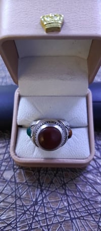 محبس عقيق يماني صياغة قديمة ثقيلة قياس 23 الإتصال و واتساب 07728630816