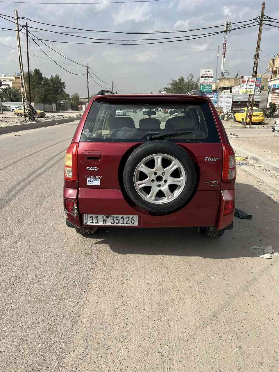 شيري تيكو موديل 2013 كير كهرباء بيع مستعجل  سيارة مكفولة من الضربة كير محرك مكفول  تبريد ثلج باسمي تحويل ثاني يوم رقم جديد هزة جديدةالسعر 55 وبيه مجال حك الجية عنواني بغداد ***********
