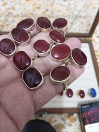 عقيق يماني • صياغة يدوية • جملة ومفرد