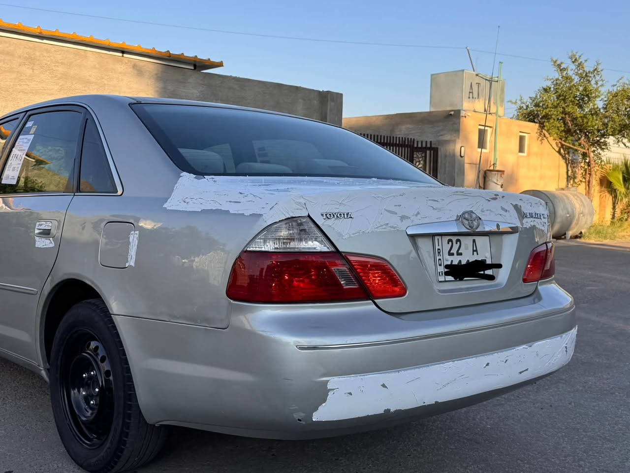 تويوتا افلون 2001 خليجي (رقم اربيل بأسمي تحويل مباشر )
محرك 6 سلندر 3000 جديد لاتنقيص ولاتبخير شرط الضمان والفحص 
بيه قطعة وحده صبغ فقط 

تبريد ثلج 

تدفئه نار 

٤ جام كهرباء  

جنطه كهرباء 

سستم سماعات 

تخم تاير 

غرفة بلاد وضع شركة بدون تشققات جديدة 

كهربائيات وضع شركة مملعوب

***********
