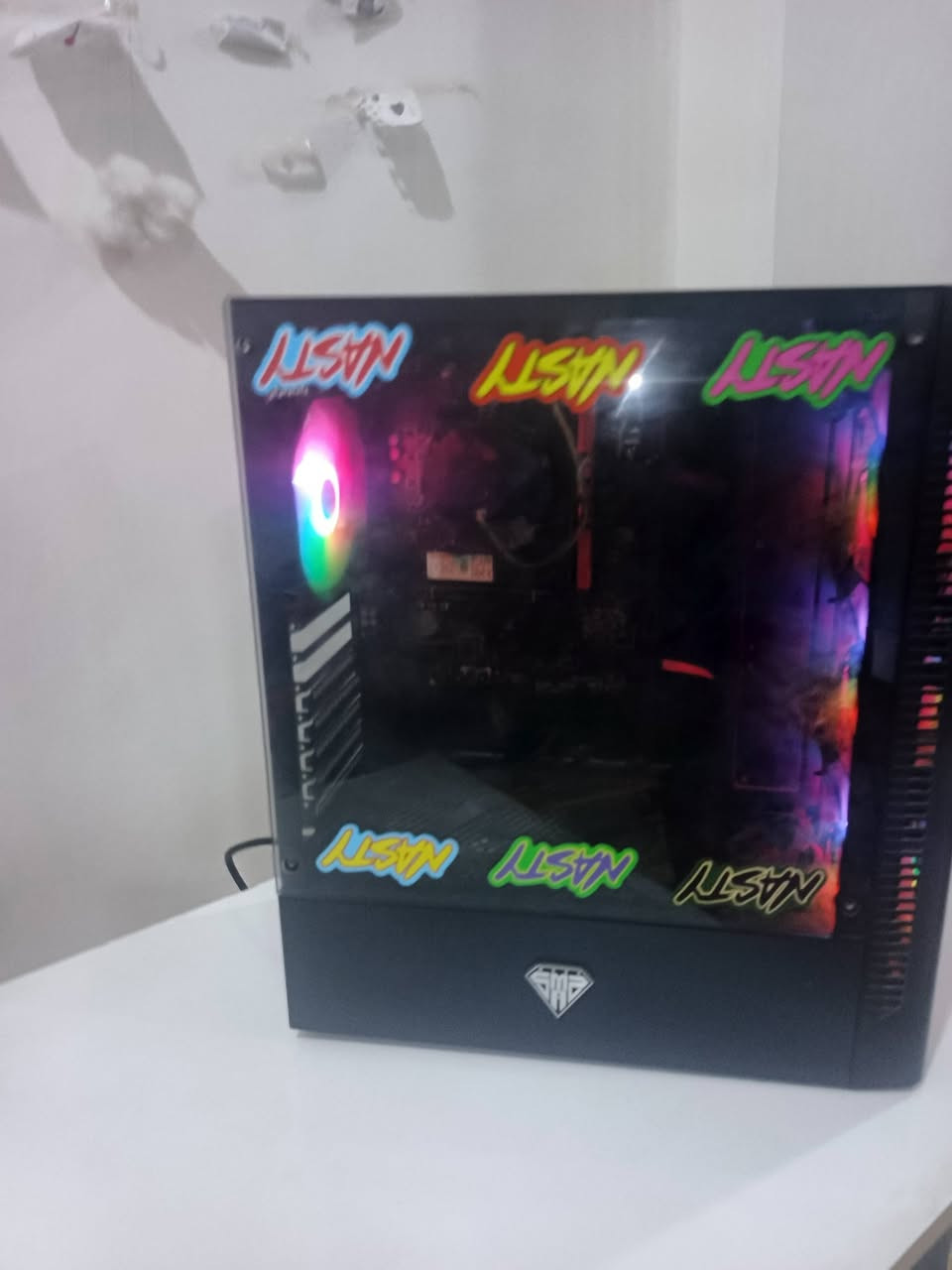 اسلام عليكم  بي سي بدون كارت شاشه 
استعمال ٥ اشهر 
 متوفر توصيل 
سعر ٣٠٠
Core i5 10400f

H410 asus

Ram 16 32008 *2

Case 4fan rgb

Psw 600

M2 256

SSD 480


**إذا كنت صاحب هذا الإعلان وتريد حذفه لأي سبب، رجاءا أرسل رسالة إلى الدعم الفني**