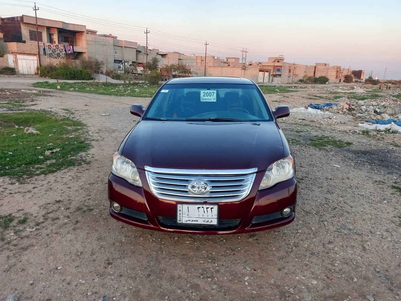 السلام عليكم تويوتا افالون موديل 2007 رقم كركوك الماني مشروع وطني بيها دفتر بنزين محرك گير صدر تايرات كله بشرط سياره وارد امريكي حادثها شيء بسيط صبغ عام للجماليه بشرط بدون تبديل بدون گص السياره ليبل واحد سياره جاهزه ما بيها كل نقص للبيع او المراوسه حسب القناعه
السعر 88 وبيها مجال بسيط للشراي 
العنوان كركوك
رقم الهاتف***********
