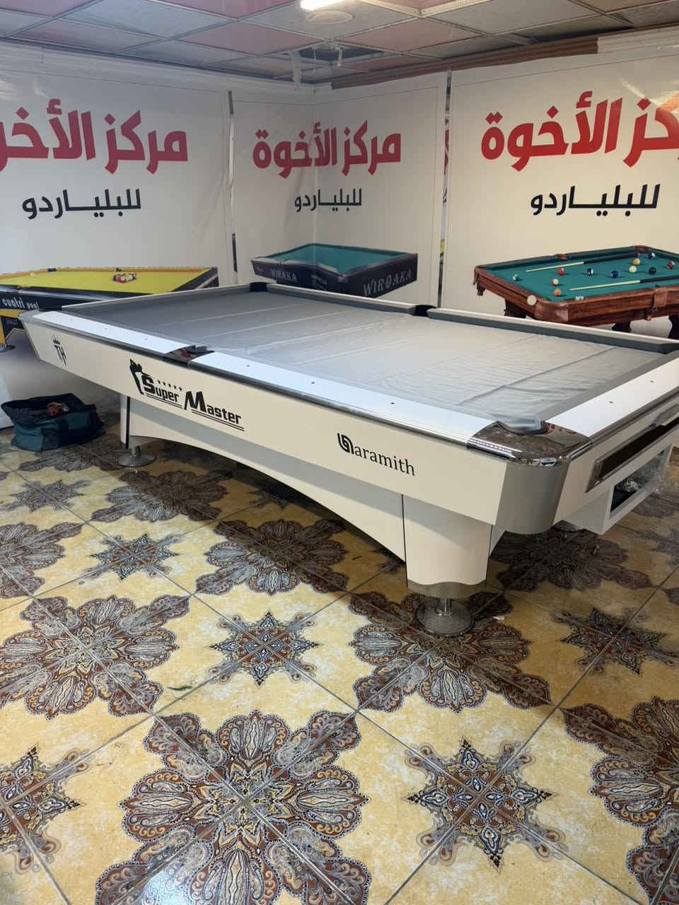 ----------------
👌خصم 25%
----------------
طاولات بليارد2026  
بأنسب الاسعار تنافسيه 
---------------------
🎱يتوفر لدينا طاولات بليارد الجديد ول مستعمل
-----------------------
👀ضمان حقيقي علا جميع الطاولات 
------------------------
يتوفر لدينه جميع مستلزمات البليارد 
قماش 🎱كرات 🎱كيوبات 
-----------------------
🛠️كادر صيانه متخصص 🧰
----------------------
🚀يتوفر نقل ونصب لجميع المحافضات ✈️
---------------------------
للحجز ولستفسار 
***********
***********
