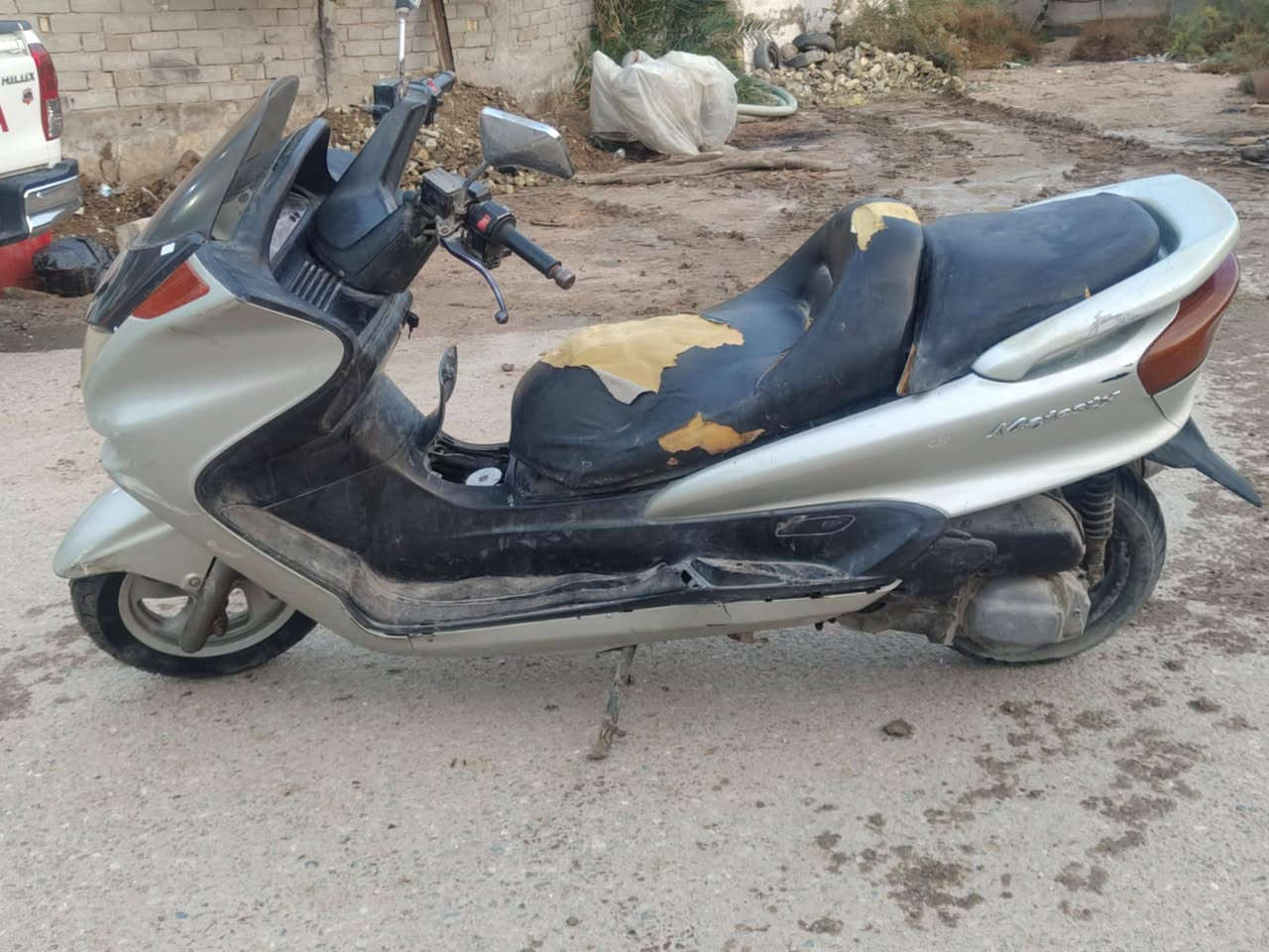 السلام عليكم شباب دراجه ماجستا للبيع باتري جديد دراجة كلشي شغل بيها عوزهه بس سلف مكان قضاة المدينه سعر 300 بيهاا مجال لشراي ***********
