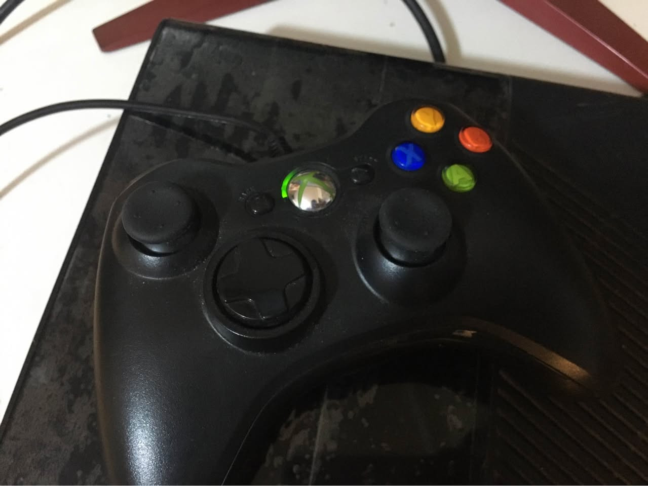 ‎اكسبوكس ٣٦٠ سوبر سلم مهكر سعره 85 قفل🎆
‎بي 100 لعبه و الهارد اصلي 250 كيكه 📂
‎يجي ويا جوستك و محوله اصليه 🔌
‎الجهاز مهكر بي نضام اورورا العربي 🇮🇶
‎الجهاز  ما مصلح ابد 🎇
‎يحتوي على العاب القويه مثل: 💪
-GTA 5 + 4 + SAN ANDREAS + VICE CITY
-FIFA 19
-PES 2018+2013
-FORZA HORIZON 2
-COD 4 + MODERN WARFARE 3 + BLACK OPS 2
-BATTLEFIELD 3
-MINECRAFT + STORY MODE

‎سعره 85 الف قفل
‎مكاني بغداد اليرموك بغداد, العراق


**إذا كنت صاحب هذا الإعلان وتريد حذفه لأي سبب، رجاءا أرسل رسالة إلى الدعم الفني**