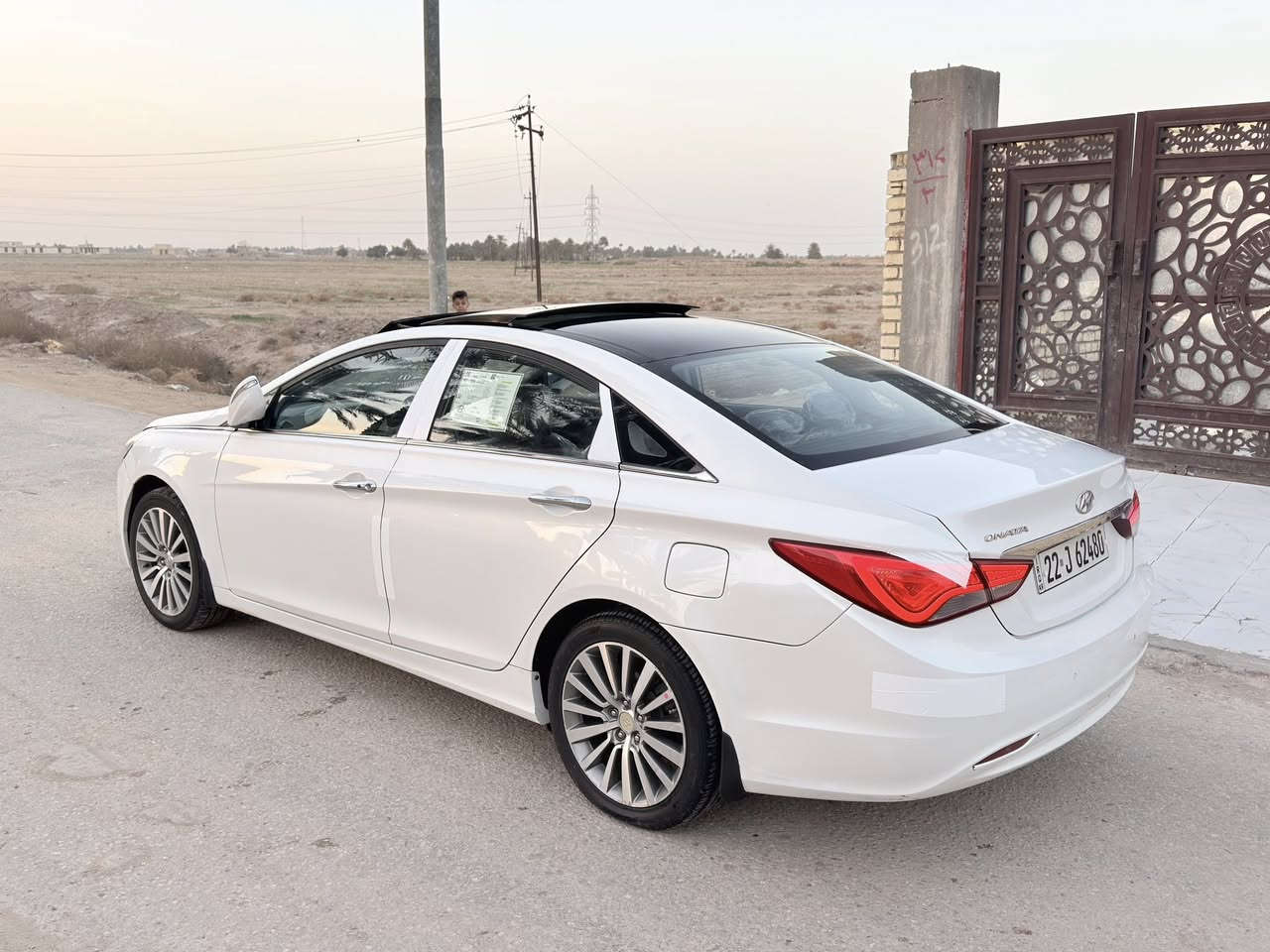 #ســــــــوناتا
خليجي VIP 1/1 كــــويتي
موديل 2013
رقم اربيل  دولي بسمنا 
كفاااااله عاااامه عدا شبر بالباب الامامي فقط 
السياره جديده جدًا واحلى من الصور 
بانوراما
بصمه
كشنات جلد 
كشنات كهرباء
كشنات تدفئه تبريد  
غرفه مااااروني
مري شفط
تبريد قطعتين 
ماشيه 140حقيقي
ويل 18
حساسات خلفيه
مكينه 2.4 
مكينه كير حداديه تخم تاير مكفولات 
السياره جديده جداً واحلى من الصور 
للبيع والمراوس حسب القناعه 
للاستفسار
***********
***********
