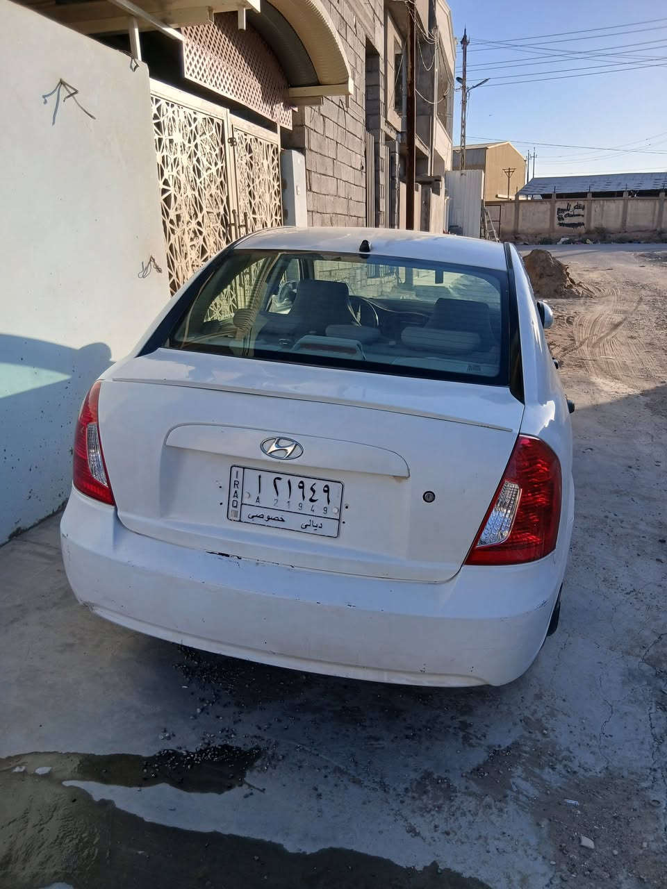 سيارة اكسنت موديل 2008 وارد امريكي ضررها فقط بنيد مبدل
محرك 1600 سيارة نشطة تبريد فقط نقص غاز تدفئة شغالة صدر جديد تخم تايرات جديد دواخل نظيفة ودوشمة جديدة 
سيارة مابيها نواقص كهربائيات جاهزة اقتصادية بصرف البانزين
كير خير من الله سنوية 2028 رقم ديالى ضمان التحويل للتواصل الاتصال على الرقم *********** متواجد واتساب
