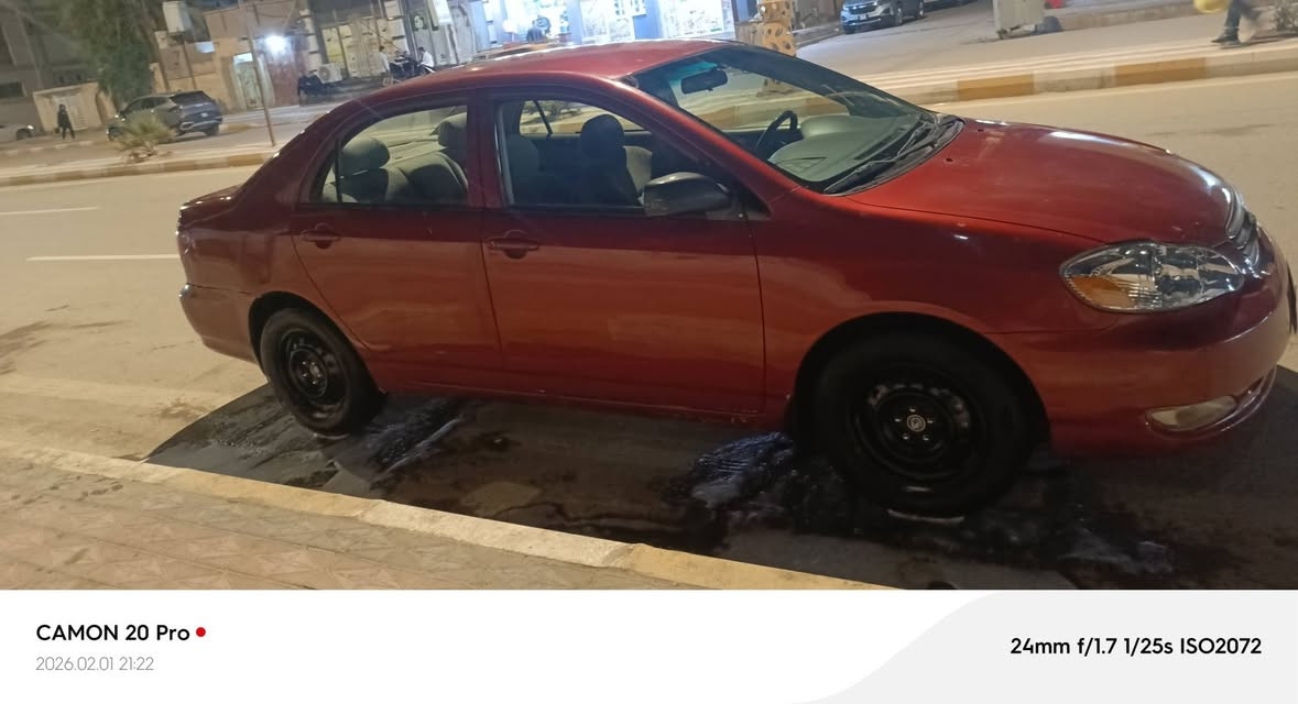 السلام عليكم شباب كورولا للبيع نحله موديل 2004 سياره جاهزه وارد امريكي ليبل واحد السياره ما مبدل بيها ولا قطعه مكفوله من الضربه للتبديل سياره محرك جير جاهزه كهربائيات كلها شغاله على البلاد وضع الشركه تبريد تدفئه حداديه تخون تاير كله مقفول رقم مثنى مكان السياره ناصريه سعر السياره 80 وبيها مجال رقم الهاتف ***********
