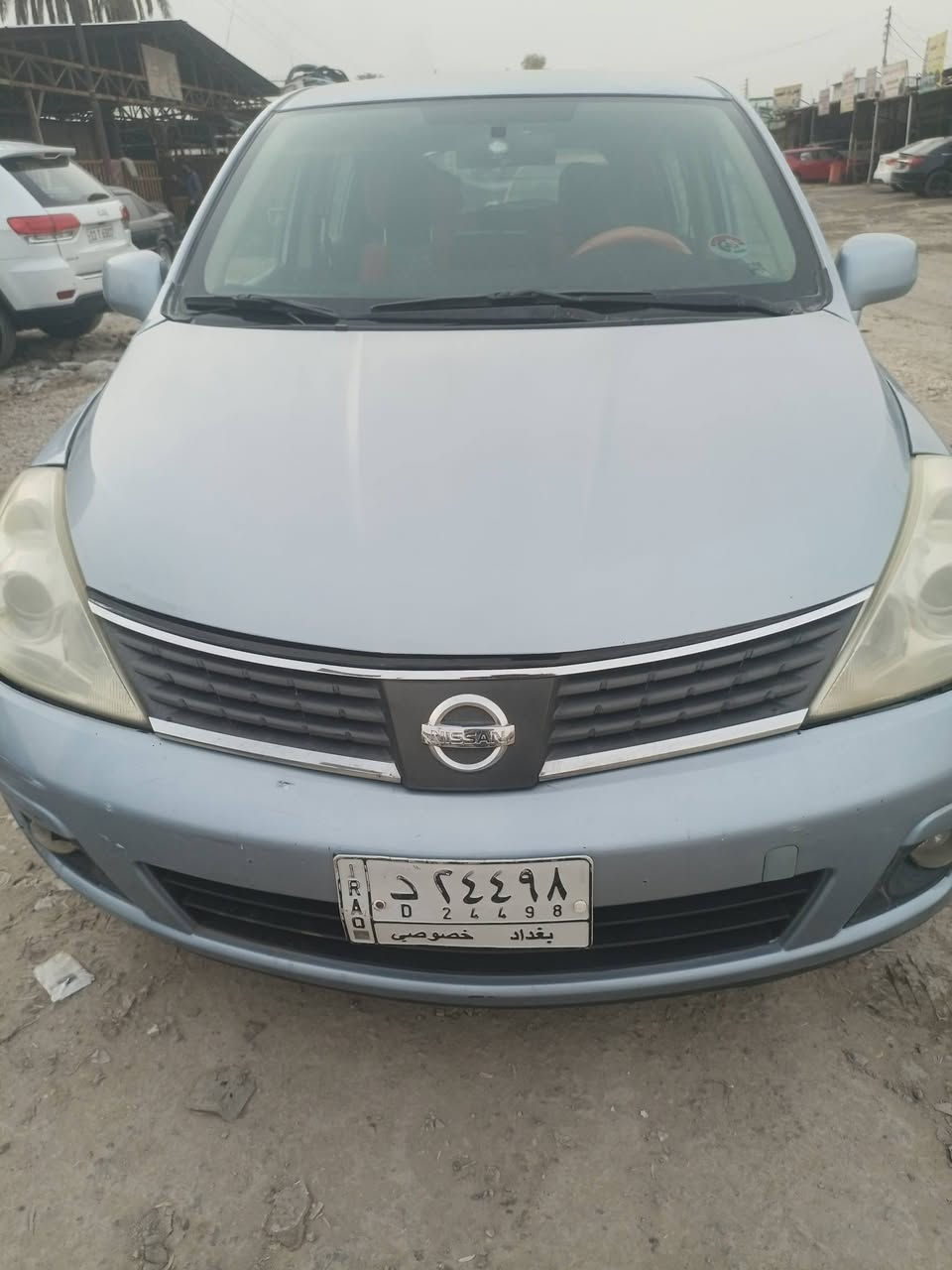 السلام عليكم
للبيع نيسان فيرسه 2010
الون سمائي
مصبوغه عام جماليه 
جاهزه مكينه كير 
تبريد 
تدفئه 
حداديه 
رقم بغداد بسمي 
السعر 65$
للاستفسار ***********
