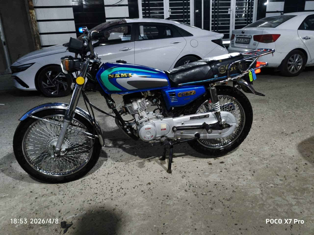اخوان دراجه 4كير نامه🏍
 مديل 2020 ❤
الدراجه نضيفه شوفت عينك👀 وكيلهاالعارضي 👨🏻
 الدراجه مفتوحه ولفات فقط🔧
 مكان الدراجه نجف حي الميلاد🏠 السعر750 وبيها مجال لطيبين👉🏻
 رقم الهاتف ***********📱
