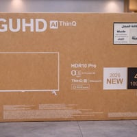 شاشة LG UHD AI ThinQ بحجم 43 بوصة بدقة عالية مع دعم HDR10 Pro ومعالج α...