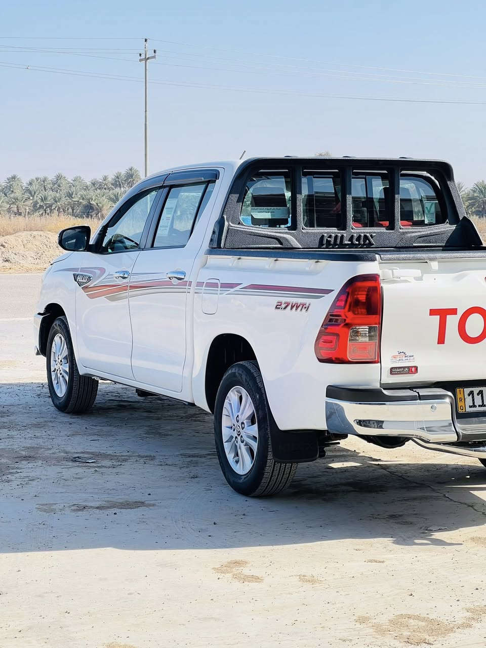 سلام عليكم للبيع تايوتا هايلوكس موديل  2022 اوتماتيك ماشيه90 الف  شركة ساز فول موصفات شاحن لاسلكي قطعتين تبريد مكفوله كفاله عامه رقم بغداد بسمي العنوان بابل  السعر  —273 $ /***********
