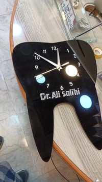 إعلان  ساعة جدارية ساعة جدارية صناعة يدوية من عملي تصميم مميز على شكل ...